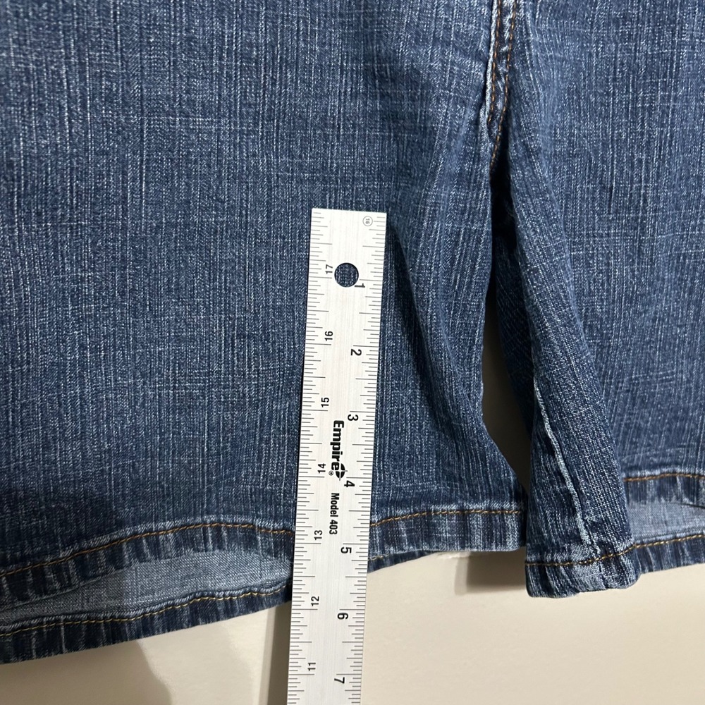 Kikst Jeans Women's Denim Shorts Size 8 Blue Cargo Pockets Y2K Bermuda Casual - Picture 11 of 11